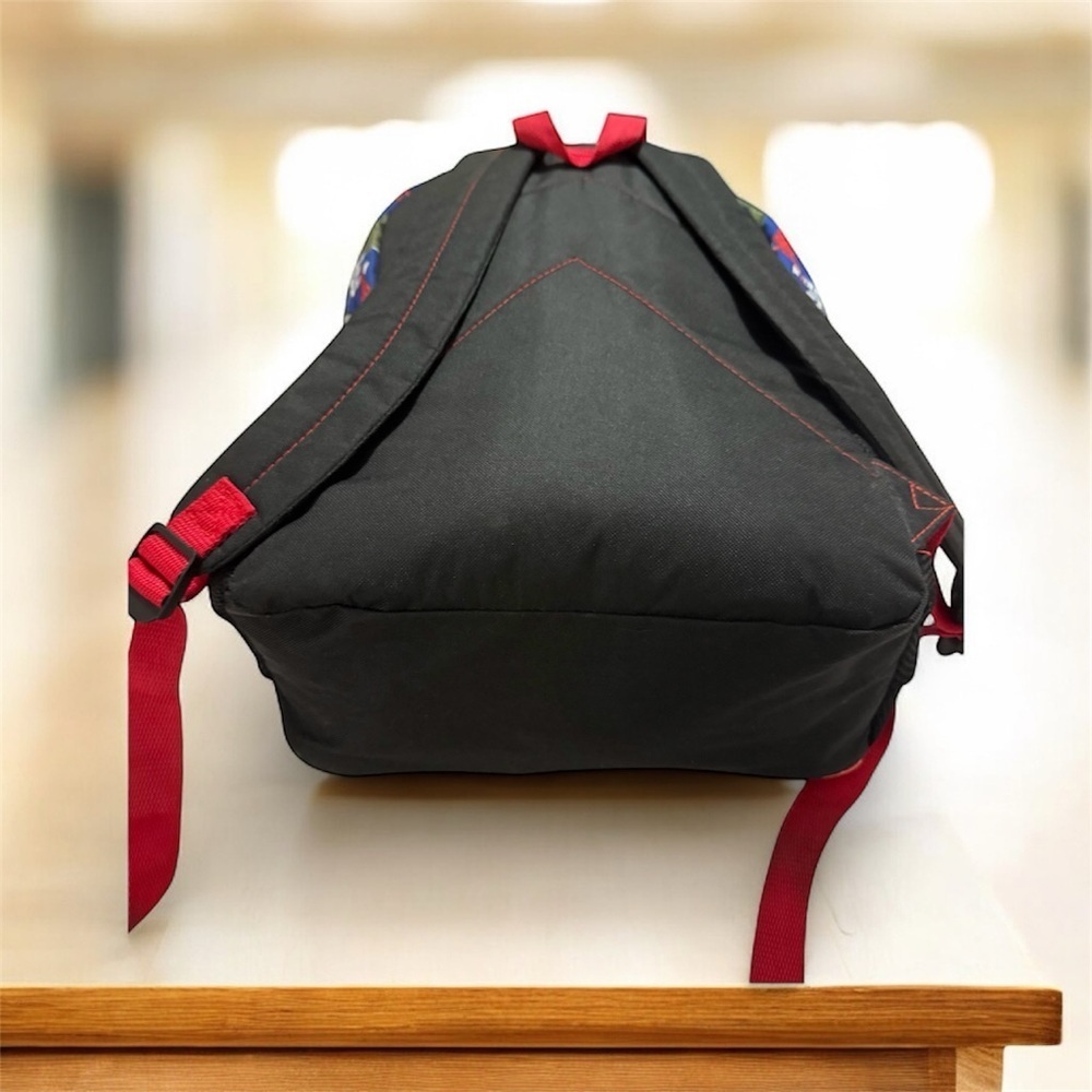Marvel Avengers Kids Backpack Red Black and Blue - Picture 3 of 8